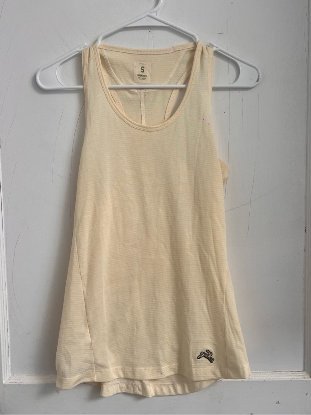 Tracksmith Small Horizon
Striped Racerback Dropcut
Performance Tank Top Size S